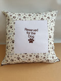 Personalised Embroidered Dog Cushion Cover