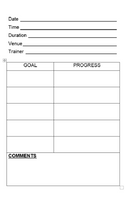 Dog Training Log Book