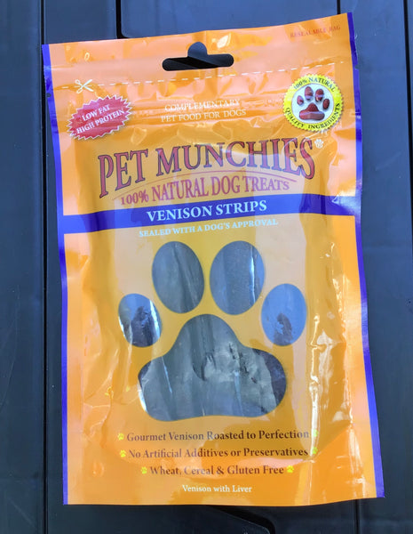Pet Munchies Venison Strips 75g