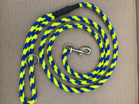 60"/5FT Braided Paracord Dog Lead Multi Coloured